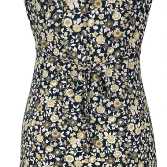 Free People Knit Floral Boho Midi Travel Cottagecore Coastal Peasant Dress - Picture 4 of 6